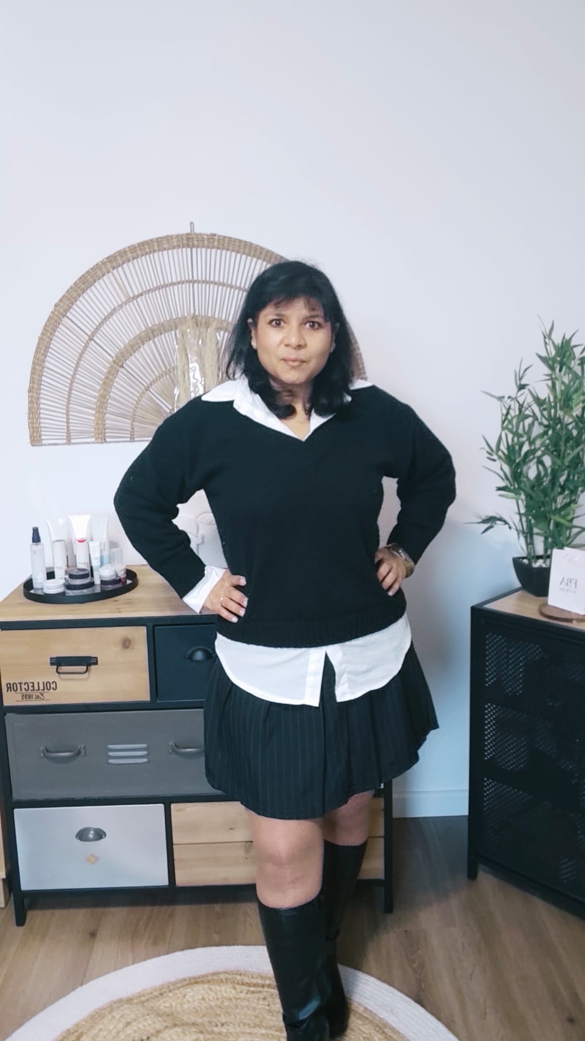 Flowing pleated skirt – free-spirited and comfortable in motion