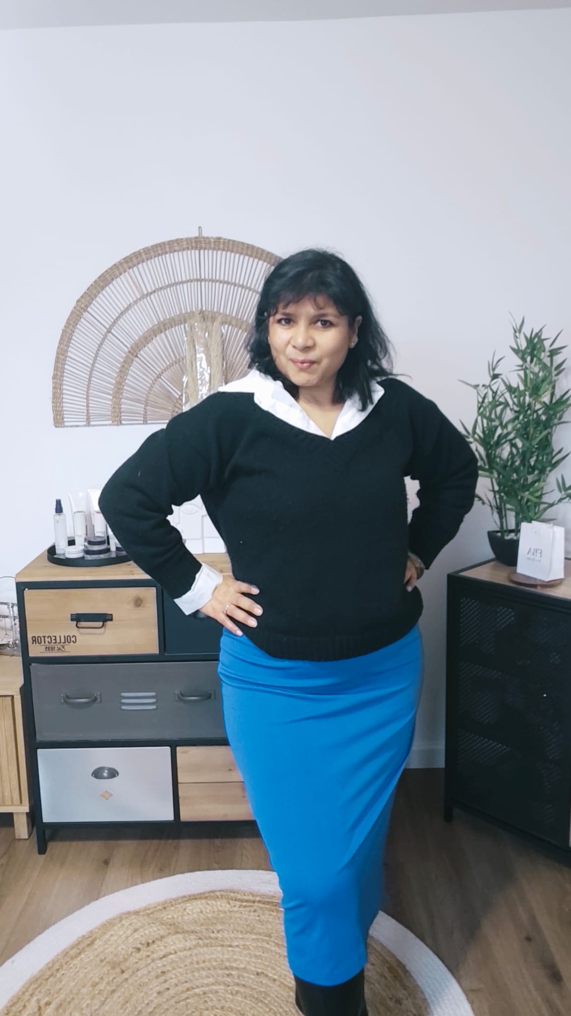 Flowy midi skirt – one piece, a thousand ways to wear it