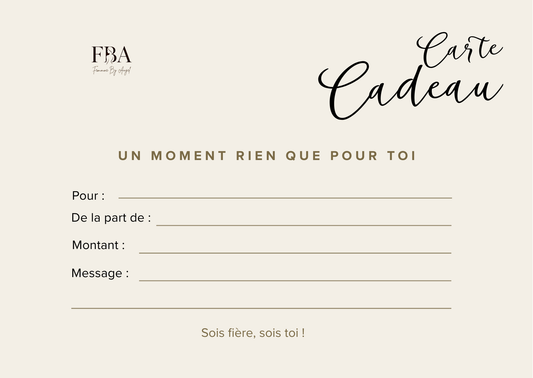 Carte cadeau Feminine By Angel