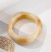 Square resin bracelet – mineral inspiration & assertive style