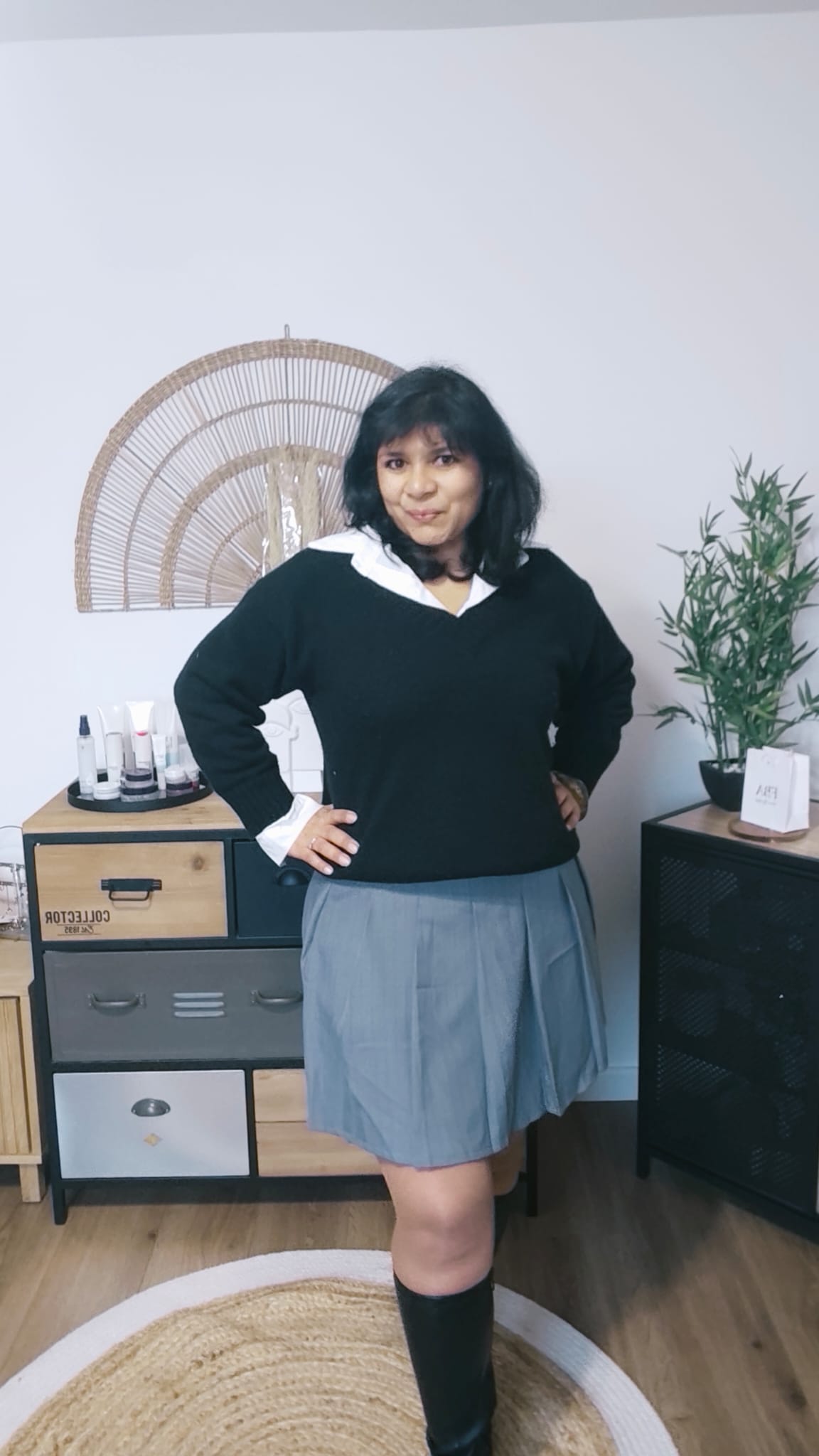 Flowing pleated skirt – free-spirited and comfortable in motion