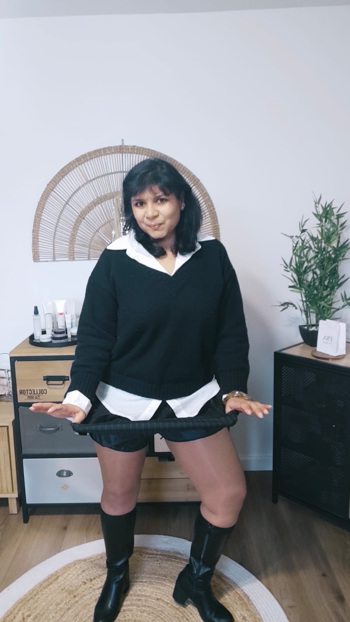 Flowing pleated skirt – free-spirited and comfortable in motion