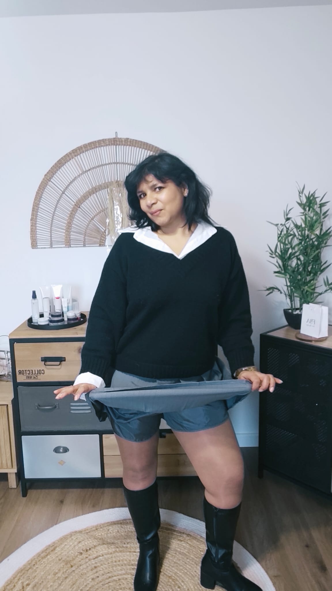 Flowing pleated skirt – free-spirited and comfortable in motion