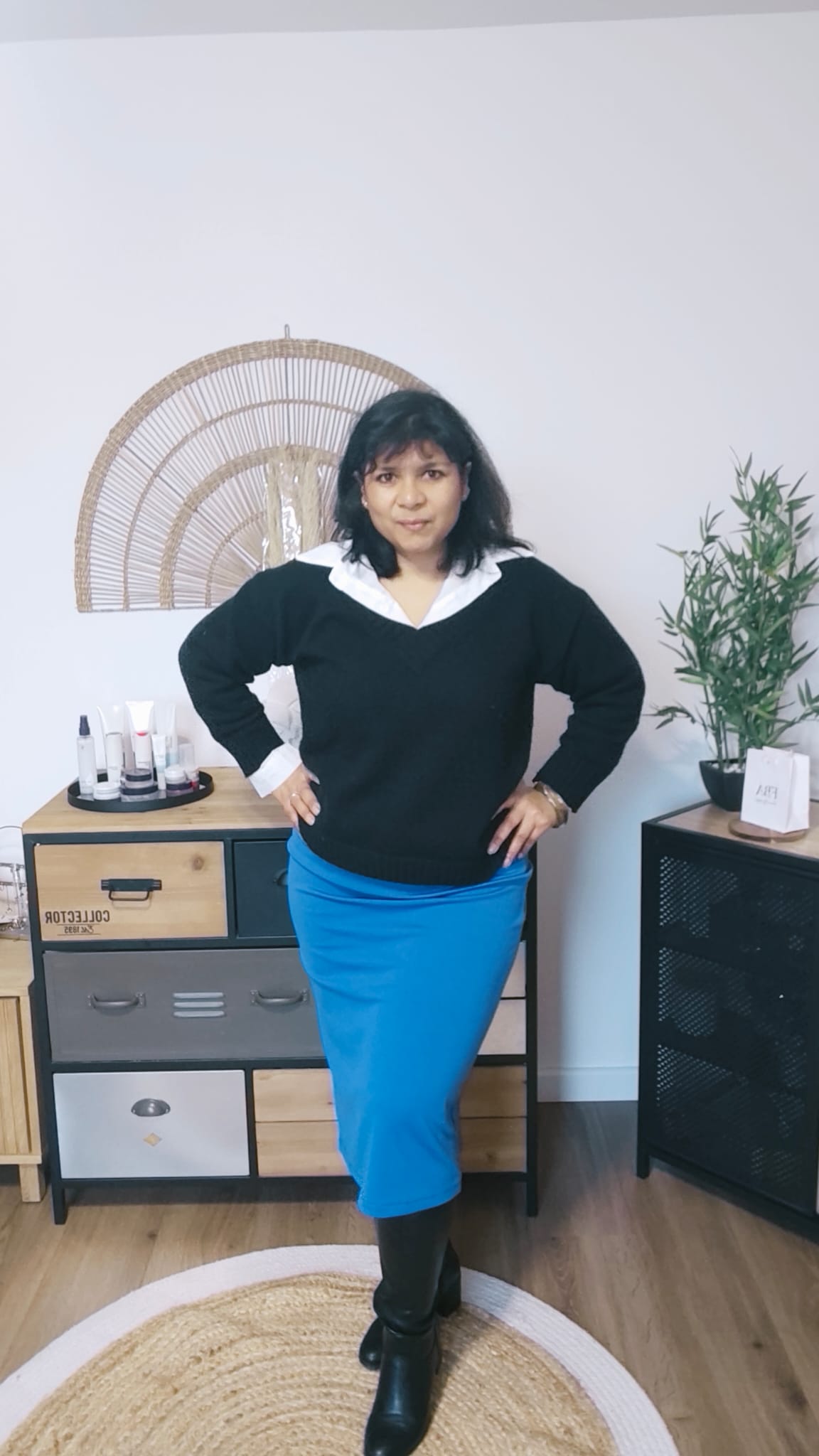 Flowy midi skirt – one piece, a thousand ways to wear it