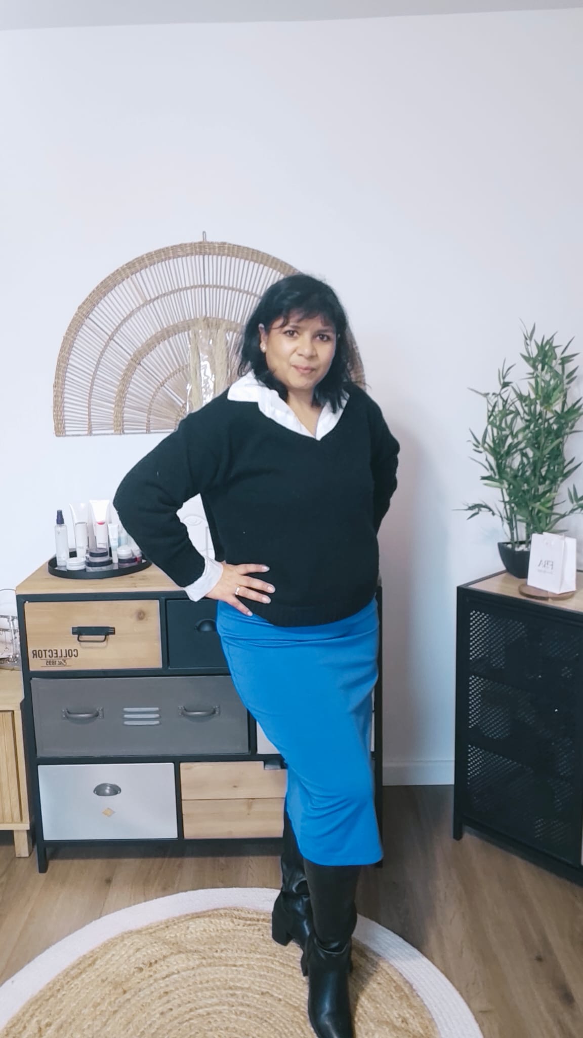 Flowy midi skirt – one piece, a thousand ways to wear it