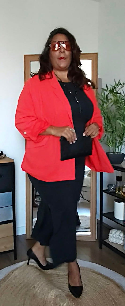 Blazer-style jacket – structured look & flexible comfort