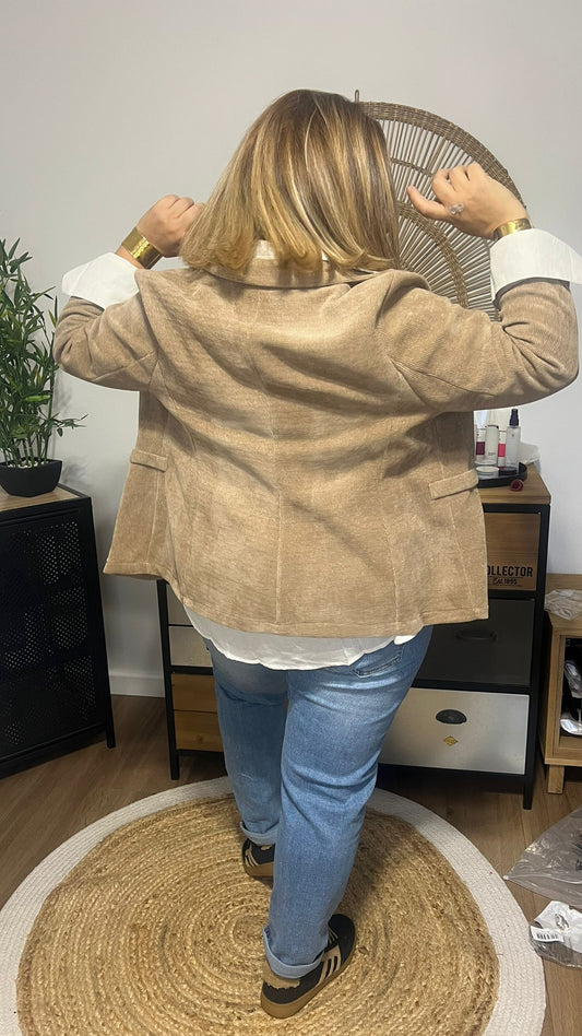 Blazer-style jacket – structured look & flexible comfort