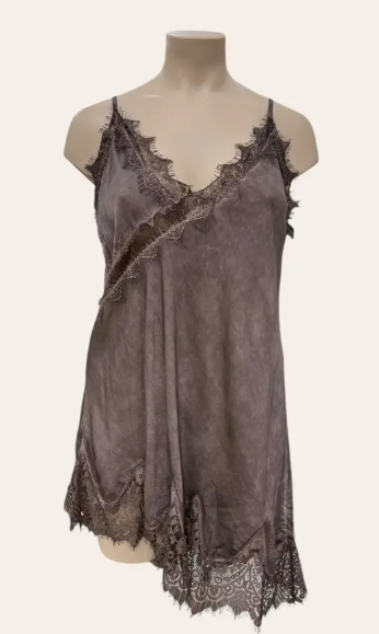 "Evidence" top - soft lace & natural femininity - with lace straps