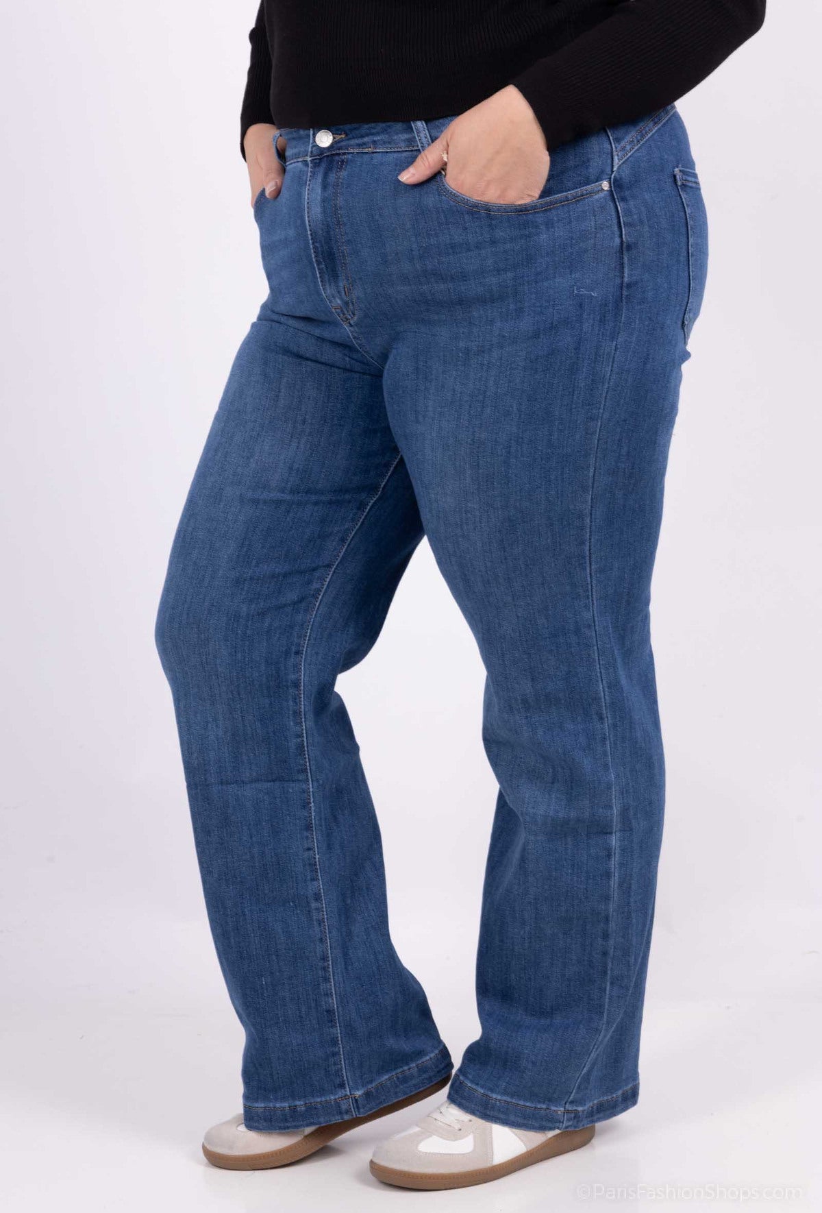Stretch blue jeans – comfort & support