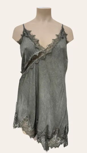 "Evidence" top - soft lace & natural femininity - with lace straps
