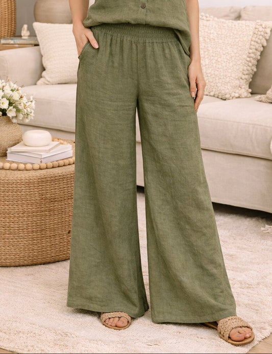 Pantalon CAMILLE – Élégance naturelle & liberté